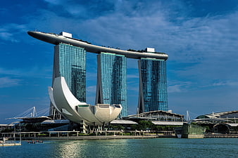 Marina Bay Sands Hotel and ArtScience Museum in Singapore