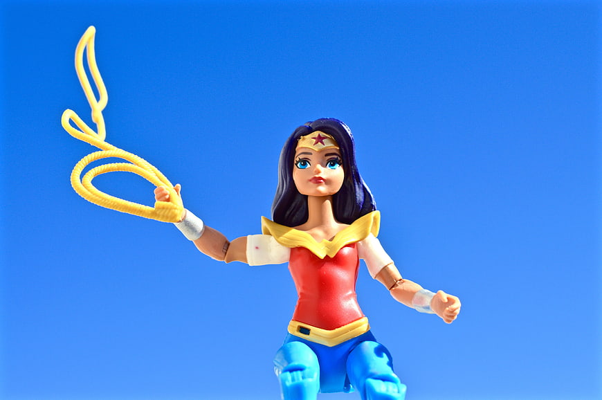 Wonder Woman Action Figure with Lasso of Truth