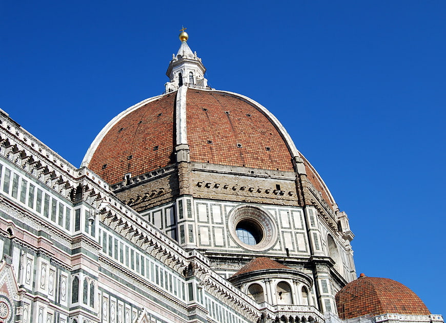 Florence Cathedral Dome Against Blue Sky