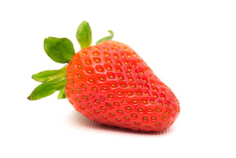 Fresh Red Strawberry Isolated on White Background