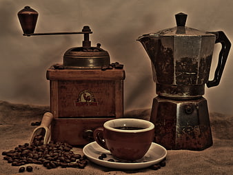 Vintage Coffee Still Life