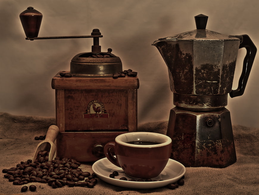 Vintage Coffee Still Life