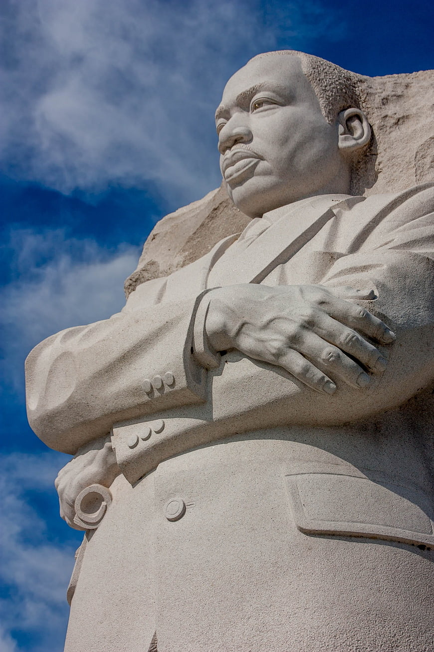Martin Luther King Jr. Memorial Statue in Washington DC