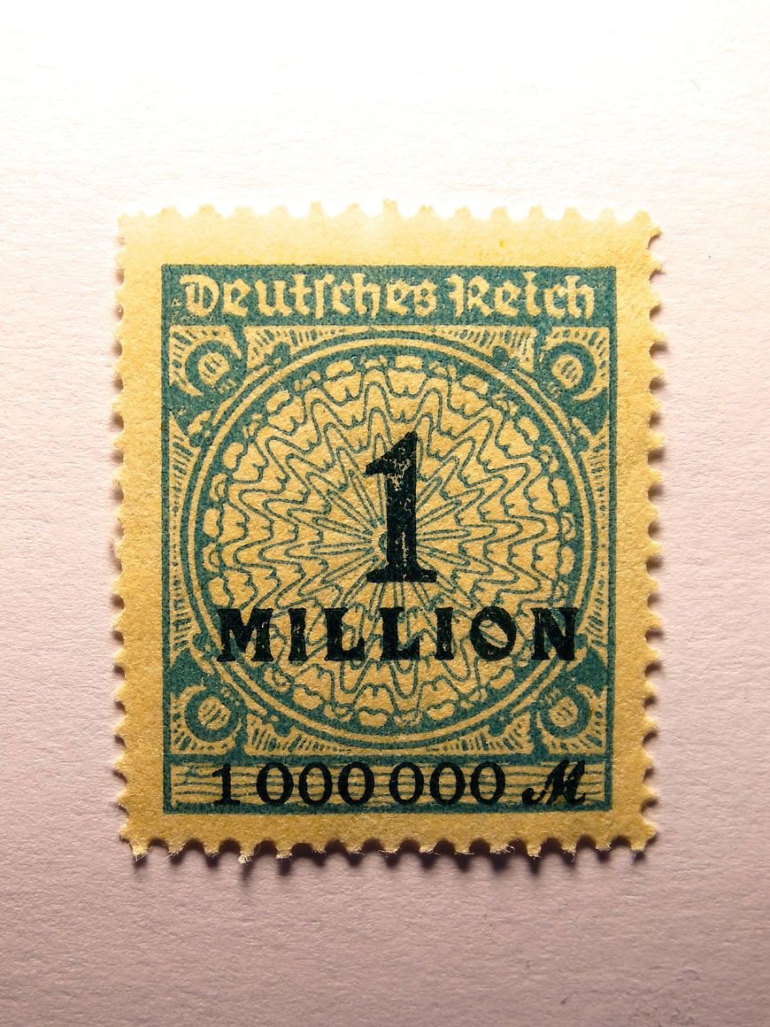 Vintage German Reich 1 Million Mark Inflation Note