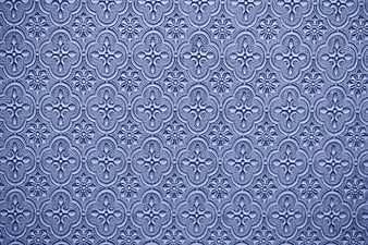 Blue Ornamental Glass Pattern Texture