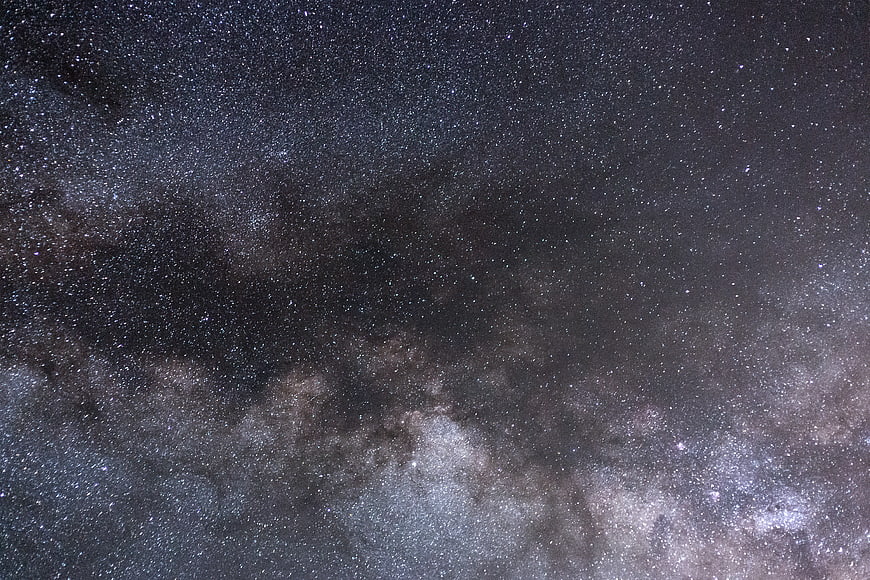 Milky Way Galaxy Starry Night Sky Background