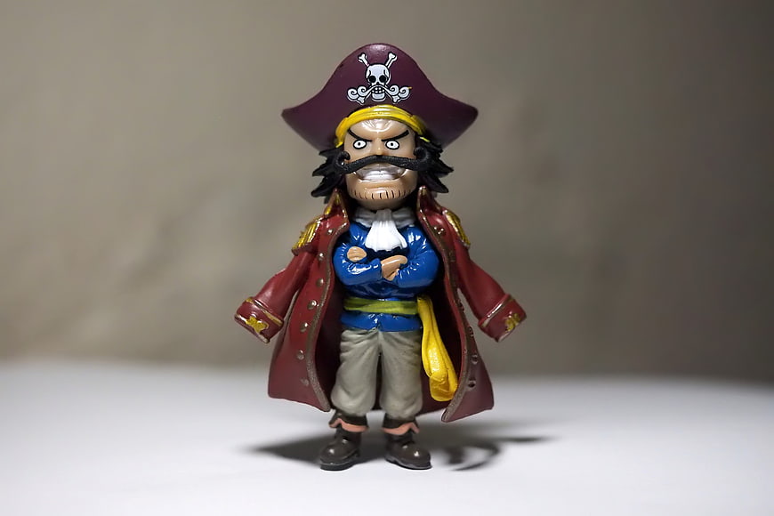 One Piece Pirate Figurine Product Photography