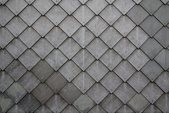 Gray Diamond Slate Shingle Pattern Texture Background