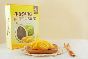 Musang King Frozen Durian Pulp Product Photography