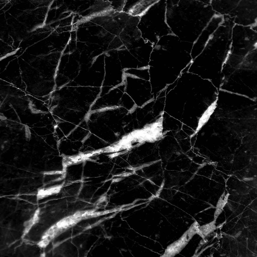 Black Marble Texture with White Veins Abstract Background
