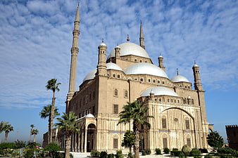 Muhammad Ali Mosque Exterior Architecture In Cairo Egypt