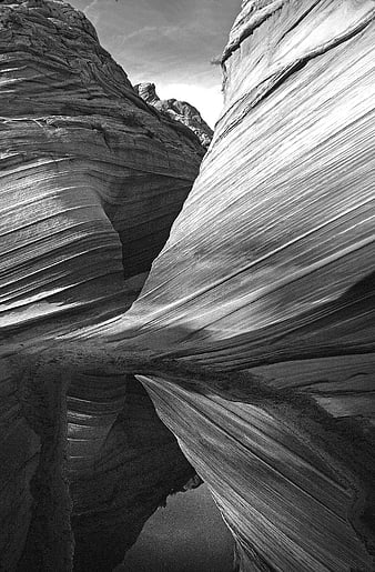 Black and White Canyon Rock Formations