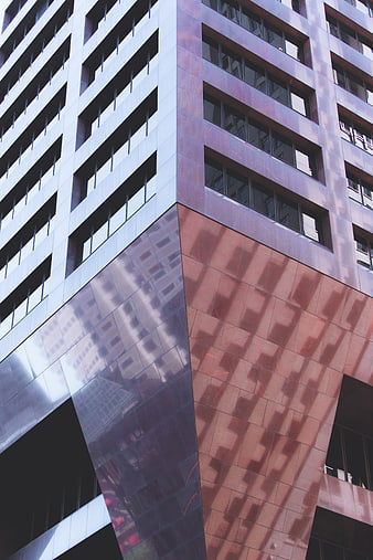 Modern Architectural Corner with Geometric Patterns