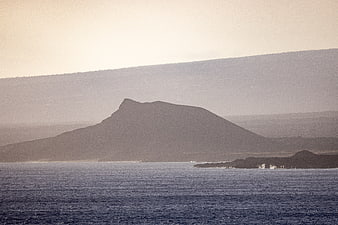 Silhouette of Mokoli'i Island off Oahu Coastline