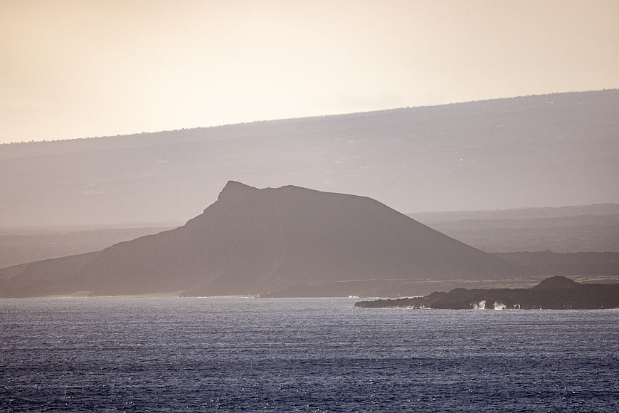 Silhouette of Mokoli'i Island off Oahu Coastline
