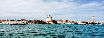 Panoramic View of Venice Skyline and Lagoon