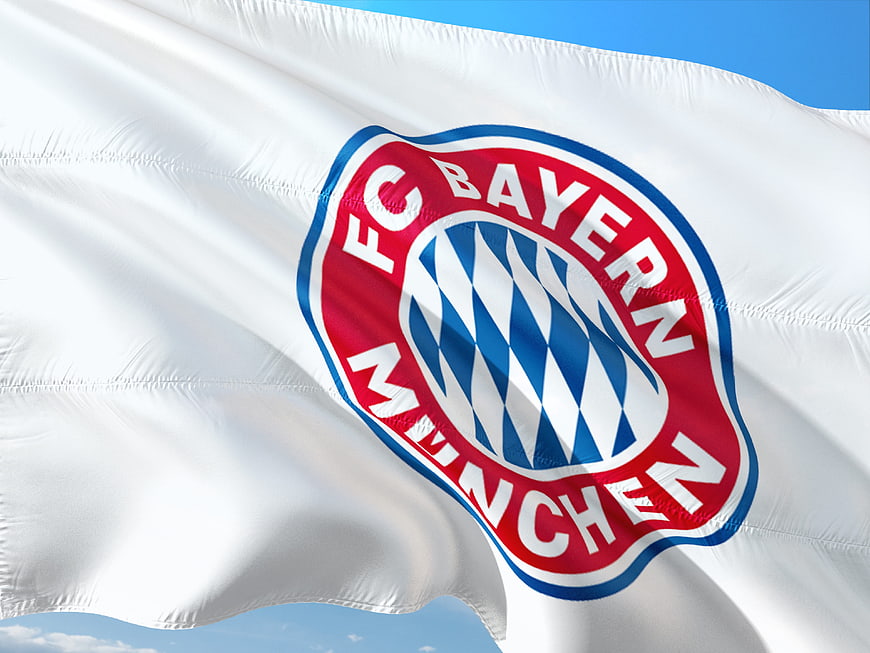 FC Bayern Munich Flag Waving in the Wind