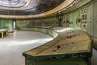 Abandoned Soviet Nuclear Control Room Interior