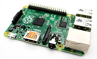Raspberry Pi Model B Single Board Computer Close-Up