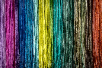 Colorful Textured Rope Strands Background Pattern