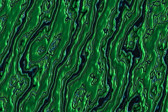 Abstract Green Wavy Digital Pattern Background