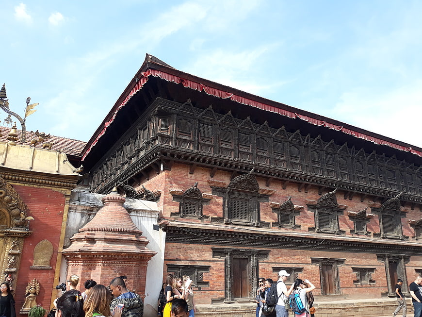 Patan 55 Windows Palace in Kathmandu Durbar Square, Nepal