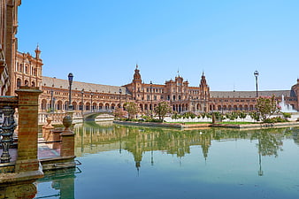 Plaza de España Seville Spain Architecture Reflections
