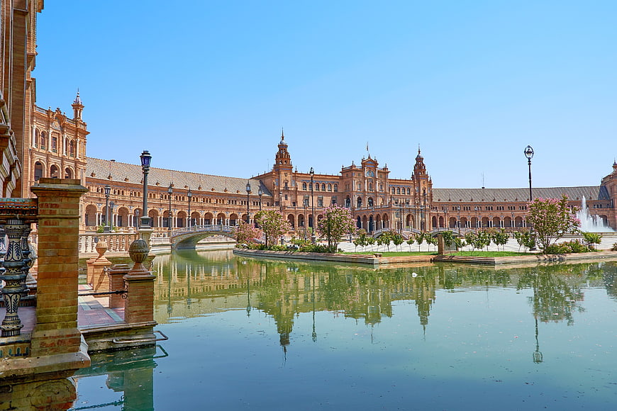 Plaza de España Seville Spain Architecture Reflections