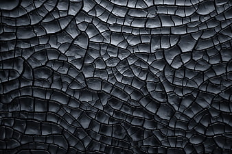 Black Cracked Texture Background