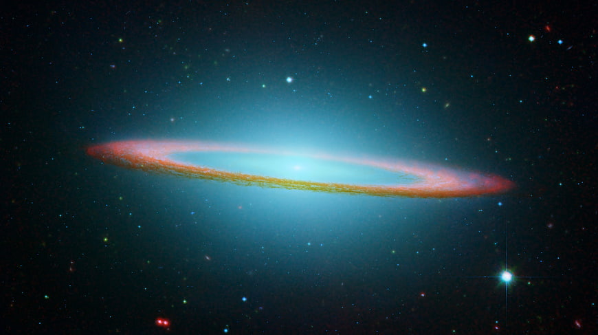 Sombrero Galaxy M104 in Constellation Virgo