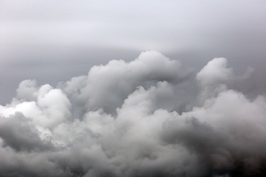 Dramatic Dark Storm Clouds Filling the Sky