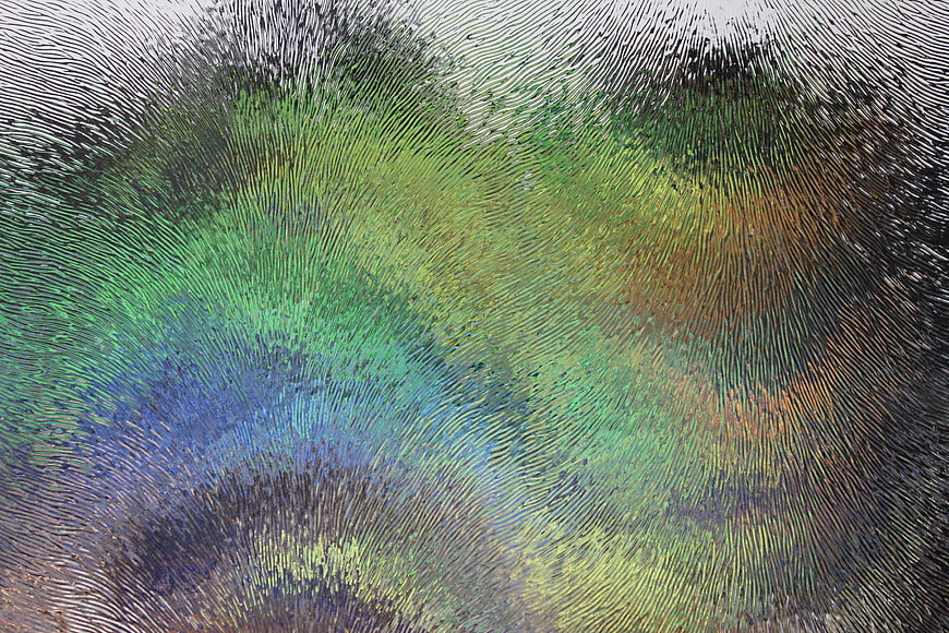 Abstract Iridescent Frosted Glass Texture Background