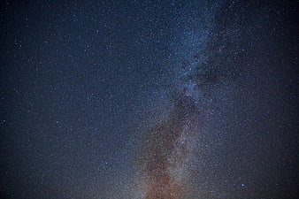 Milky Way Galaxy in the Night Sky with Stars