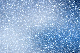 Falling Snowflakes on Blue Sky Background