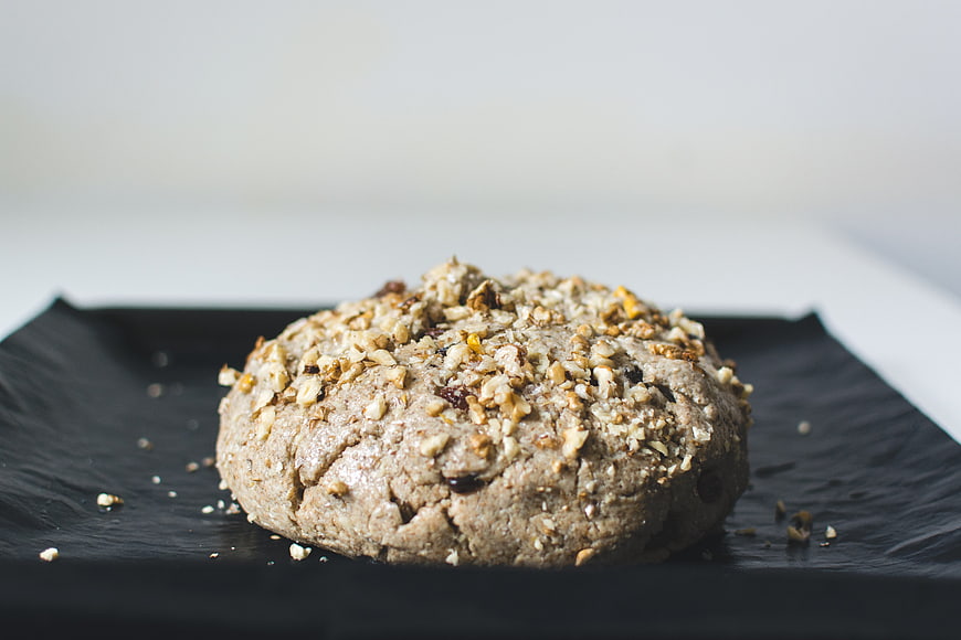 Traditional Czech Easter Pastry Mazanec with Nuts