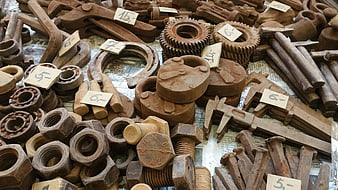 Assortment of chocolate tools and hardware for sale