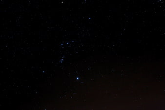 Night Sky with Stars and Constellations