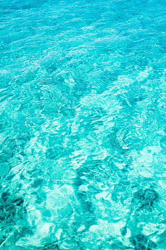 Crystal Clear Turquoise Swimming Pool Water Texture