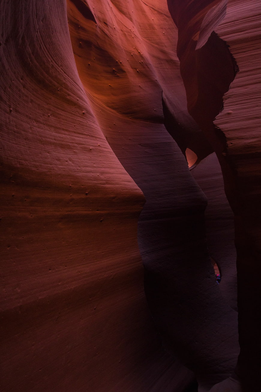Abstract Antelope Canyon Sandstone Rock Formations