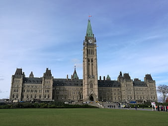 Parliament Hill Ottawa Canada Gothic Revival Architecture