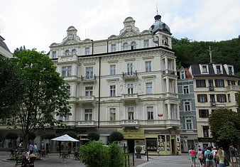 Historic Baroque Hotel Building in Karlovy Vary