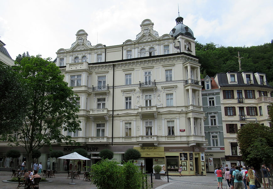 Historic Baroque Hotel Building in Karlovy Vary