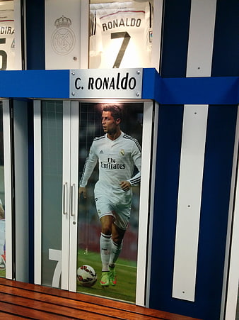 Cristiano Ronaldo Real Madrid Locker Room Display