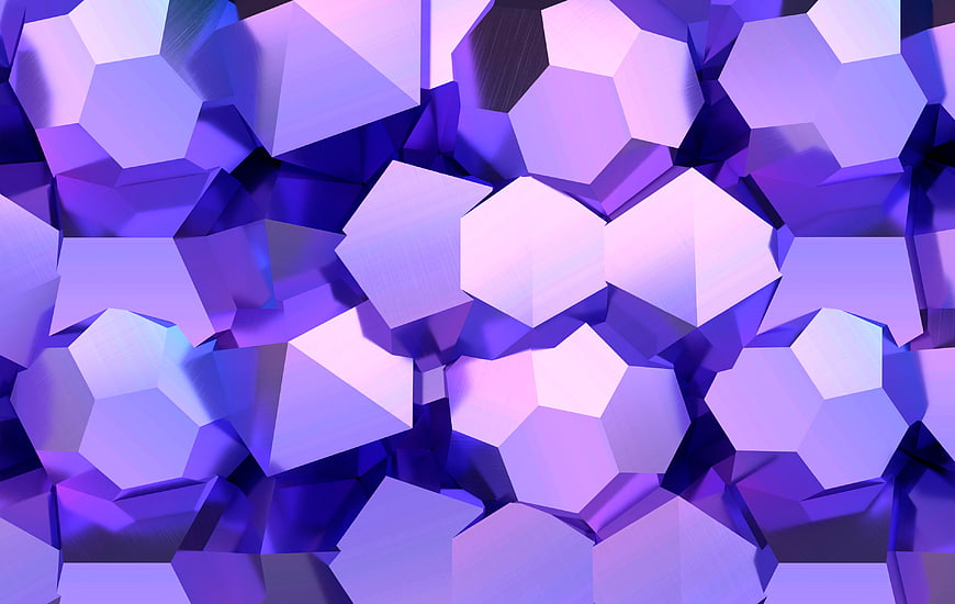Abstract Purple Geometric Metallic Background