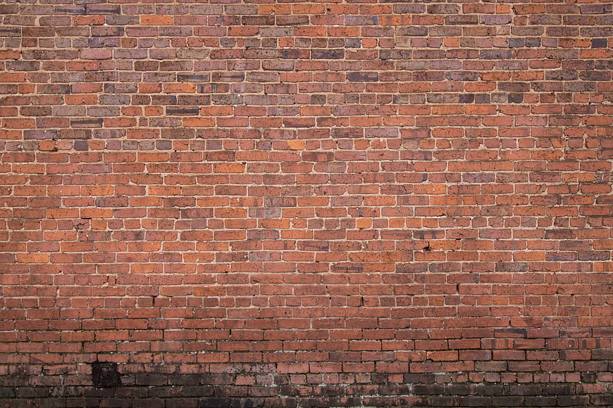 Old Red Brick Wall Texture Background