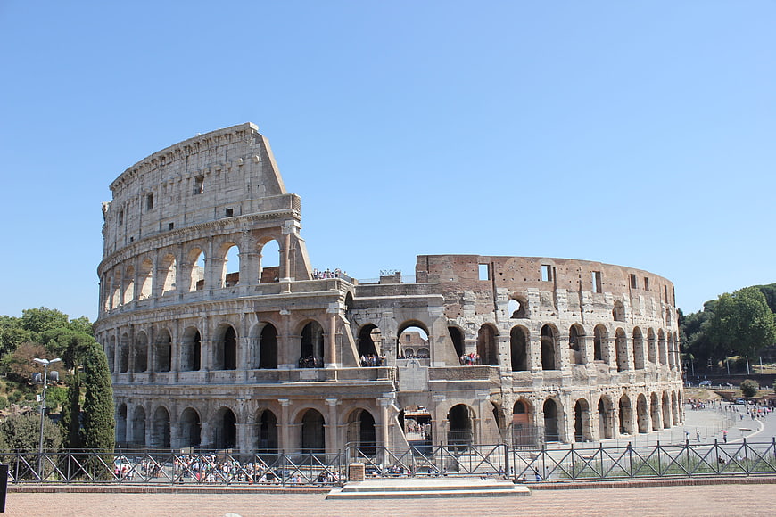 Colosseum in Rome, Italy on a Sunny Day