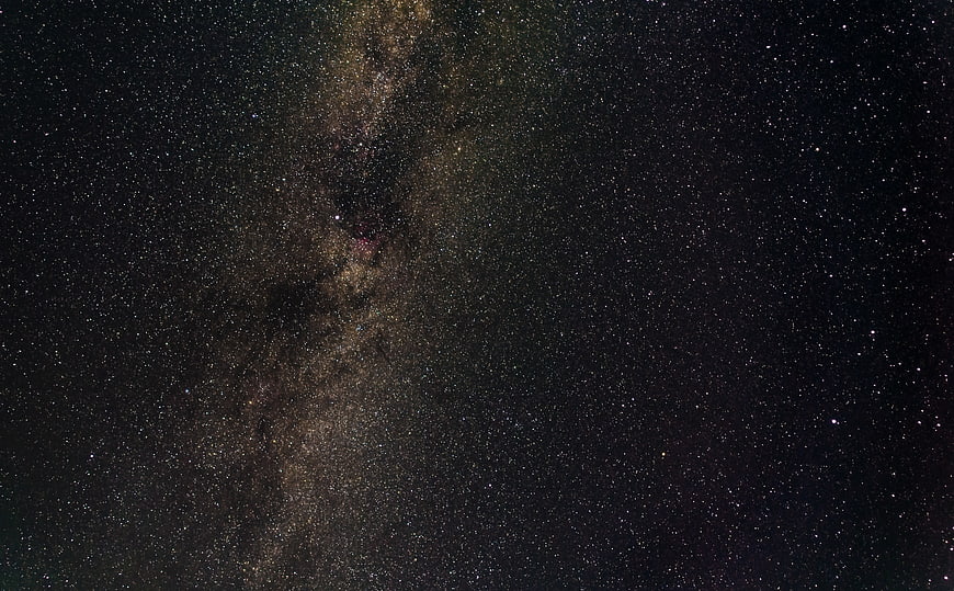 Milky Way Galaxy Night Sky with Stars