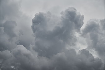 Dramatic Dark Storm Clouds Filling The Sky