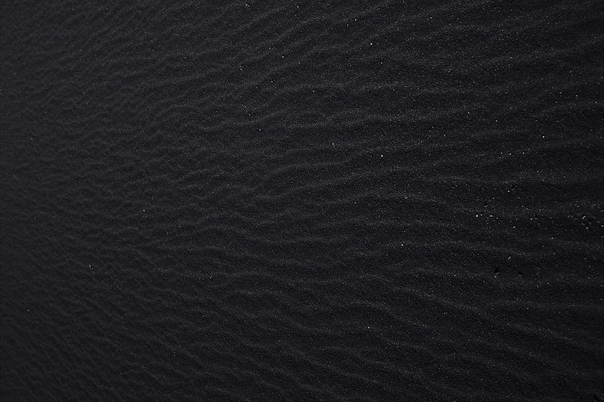 Black Sand Texture Surface Pattern Background