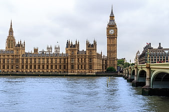 Big Ben and Houses of Parliament on the River Thames